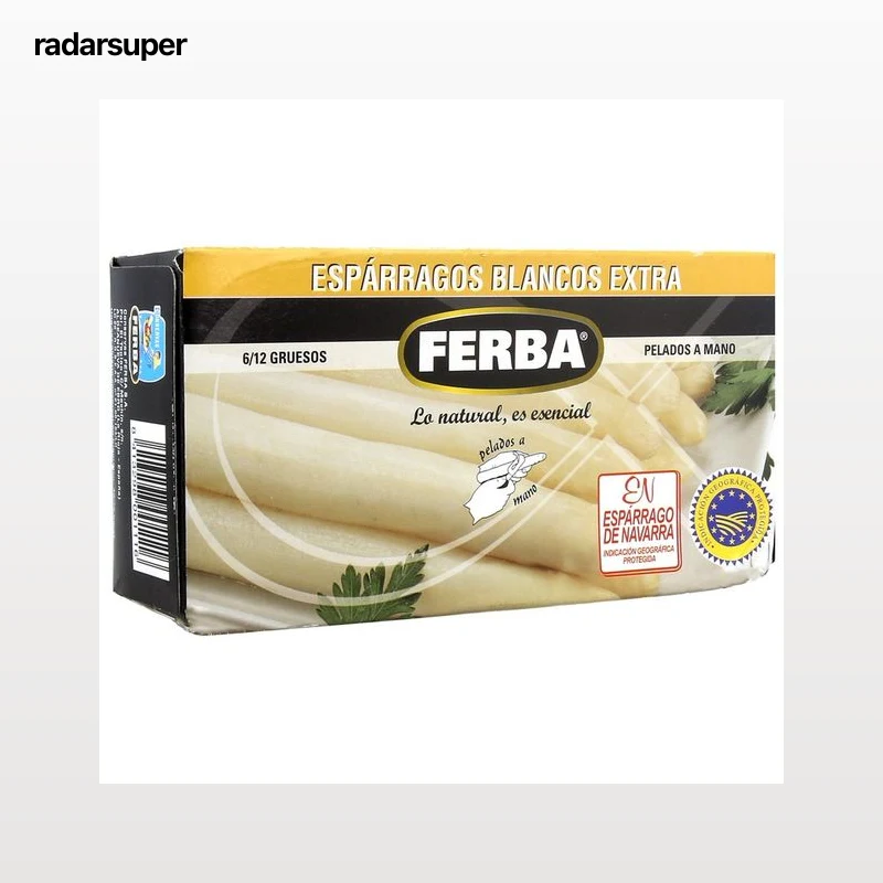 FERBA Espárragos blancos 6-12 piezas 250 g.