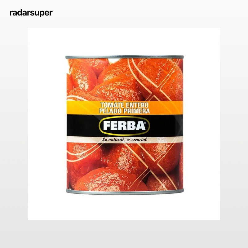 FERBA tomate entero pelado 480g.