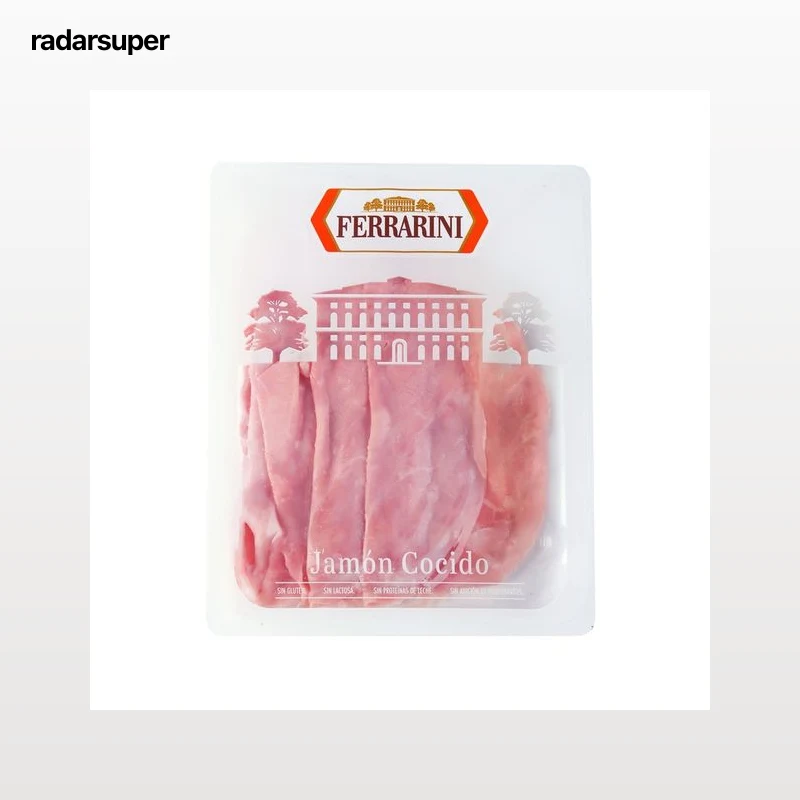 FERRARINI Jamón cocido de categoria extra, elaborado sin fosfatos FERRARINI 100 g.