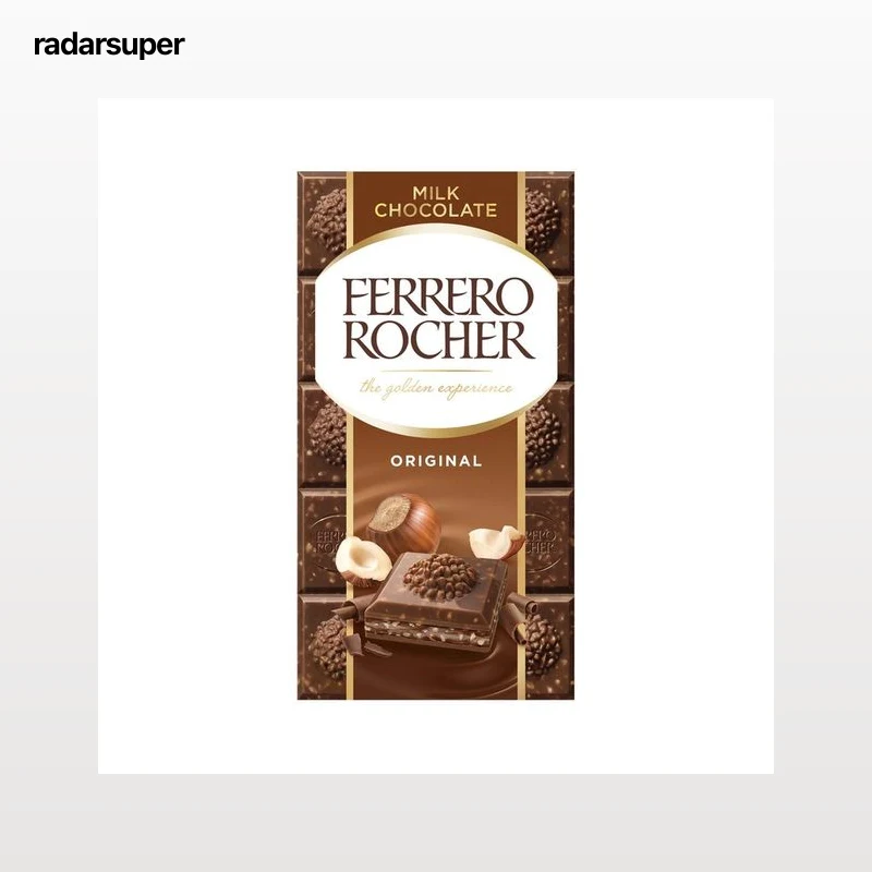 FERRERO ROCHER Chocolate con leche 90 g.