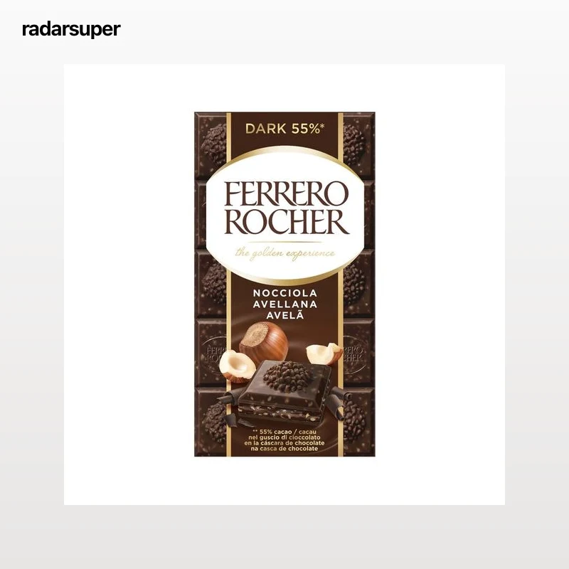 FERRERO ROCHER Dark Chocolate negro 90 g.