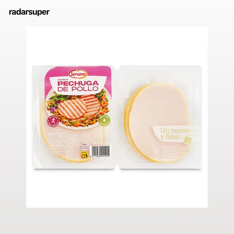 Fiambre de pechuga de pollo Serrano 240 g
