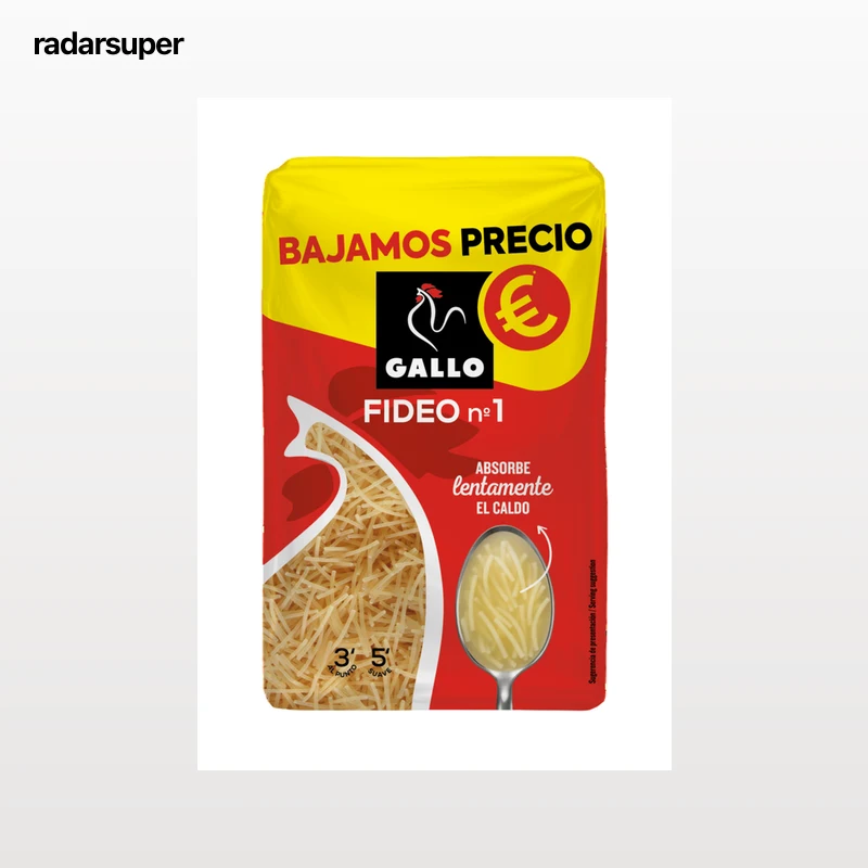 Fideo fino nº1 Gallo 400g