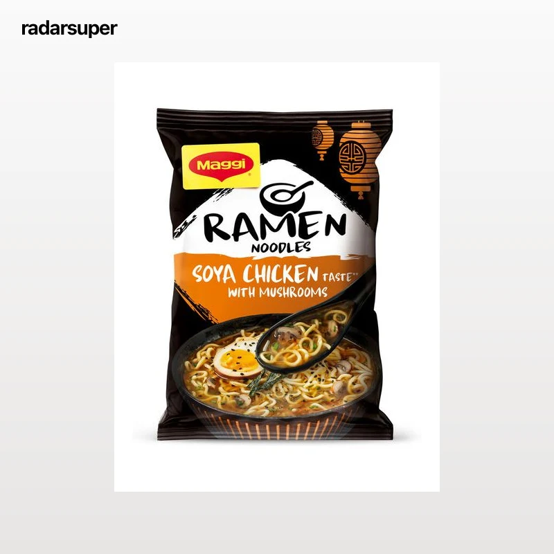 Fideo oriental ramen con pollo salsa de soja y champiñones Maggi 90g