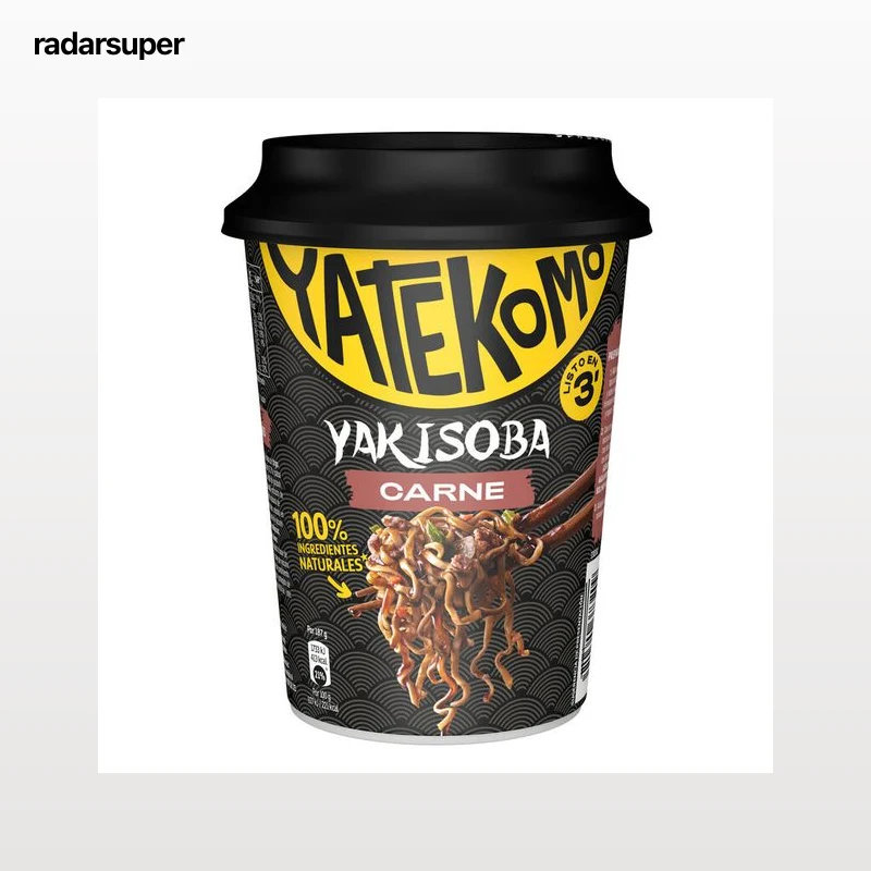 Fideos orientales de carne Yakisoba Yatekomo Gallina Blanca 93g