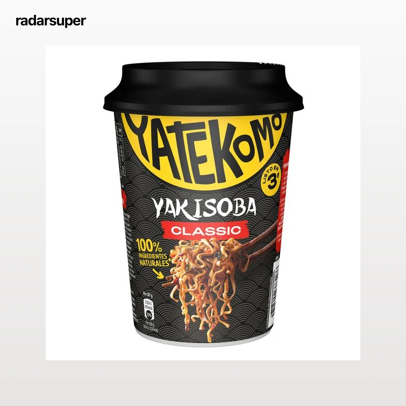 Fideos orientales clásicos Yakisoba Yatekomo Gallina Blanca 93g