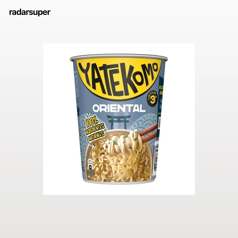 Fideos orientales oriental Yatekomo Gallina Blanca 60 g.