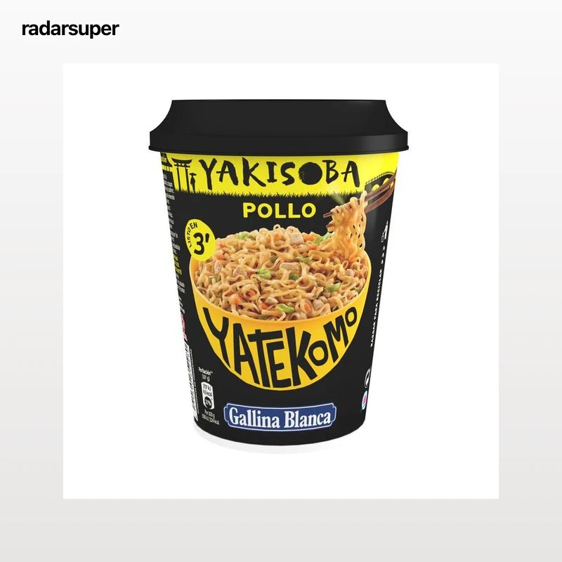 Fideos orientales pollo gallina blanca yakisoba 93g