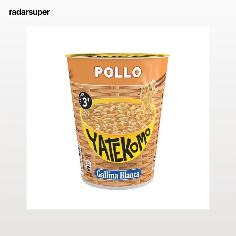 Fideos orientales pollo Gallina Blanca yatekomo 60g