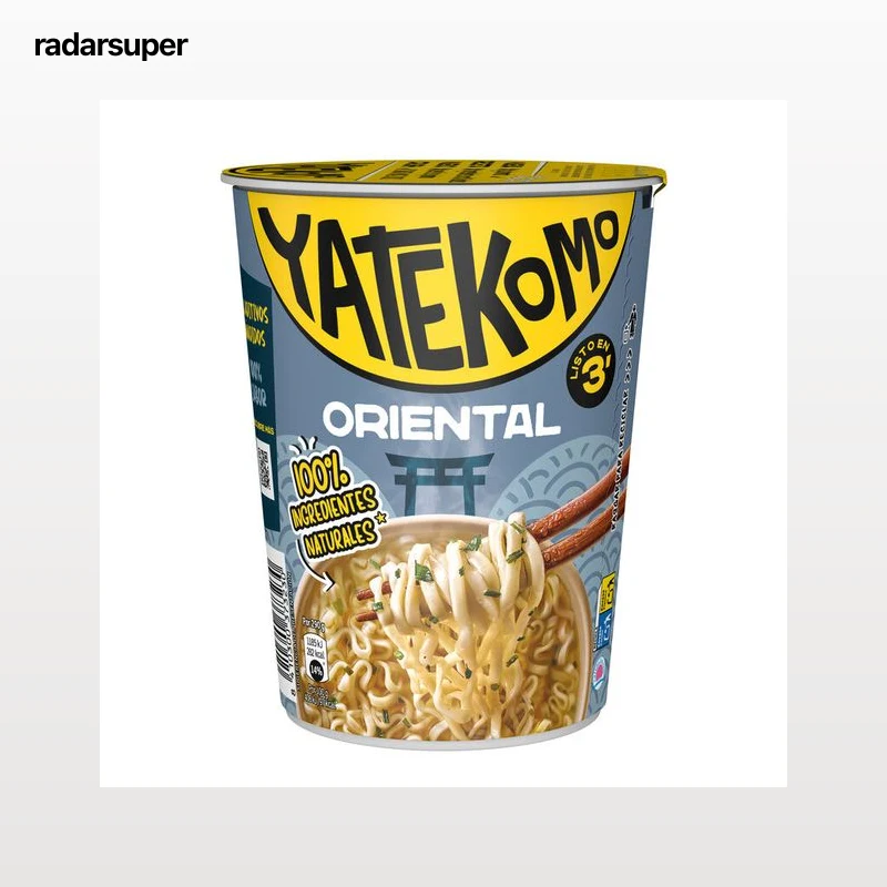 Fideos orientales sabor oriental Gallina Blanca Yatekomo 60g