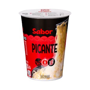Fideos orientales sabor picante