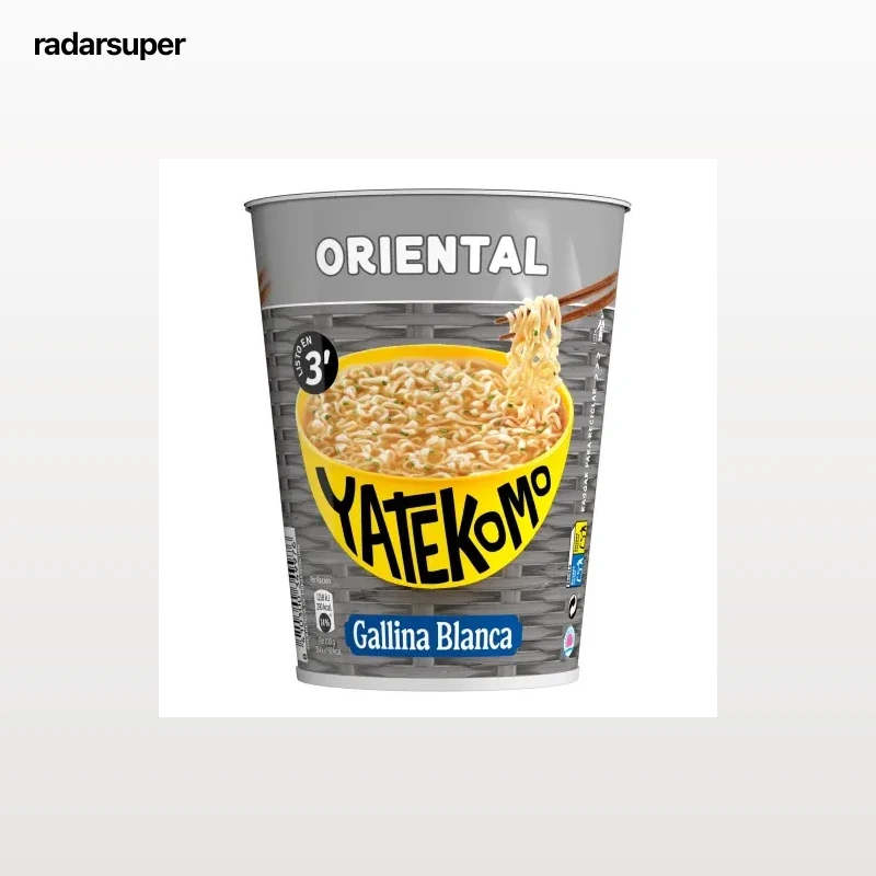 Fideos orientales Yatekomo Gallina Blanca 61 g.