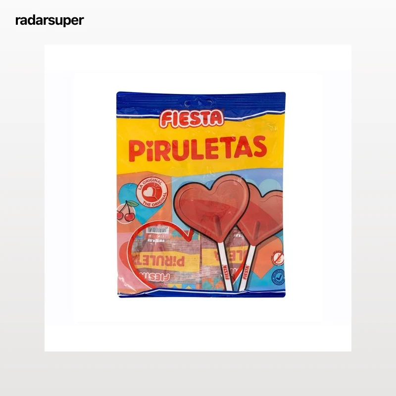 FIESTA Piruletas, 7uds.  x 91 g.