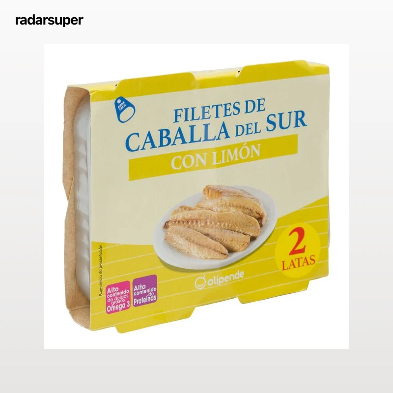Filete de caballa Alipende pack 2 en limón