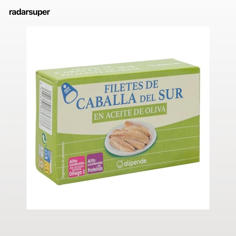 Filete de caballa del sur Alipende 78g en aceite oliva