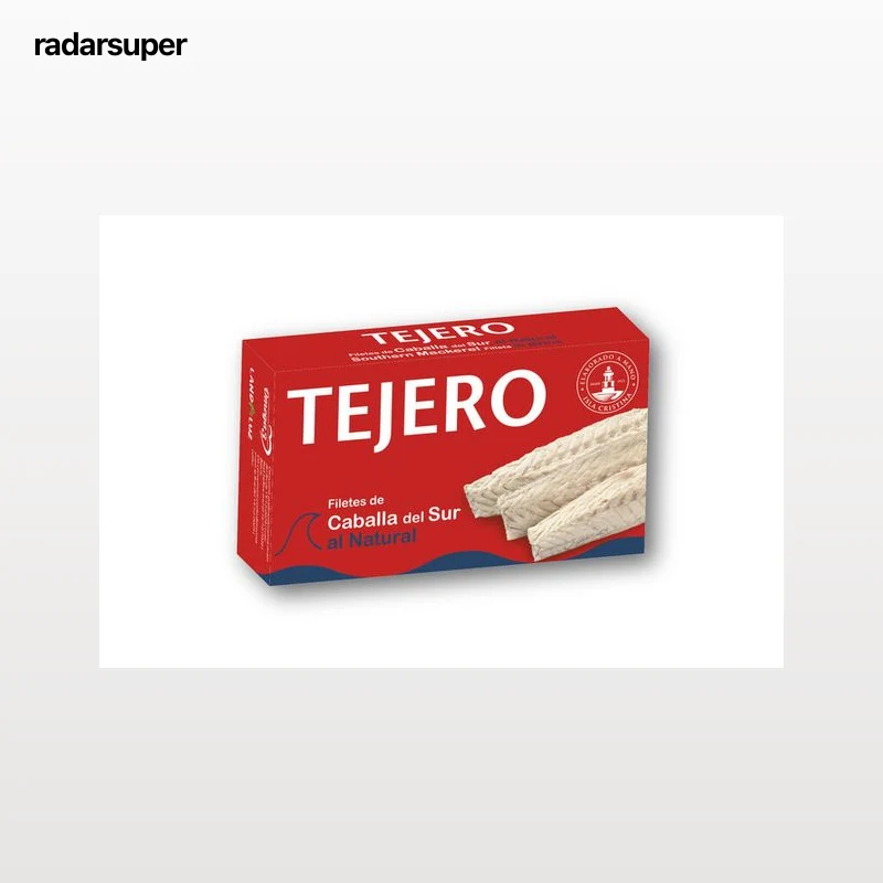 Filete de caballa del sur al natural Tejero 80g