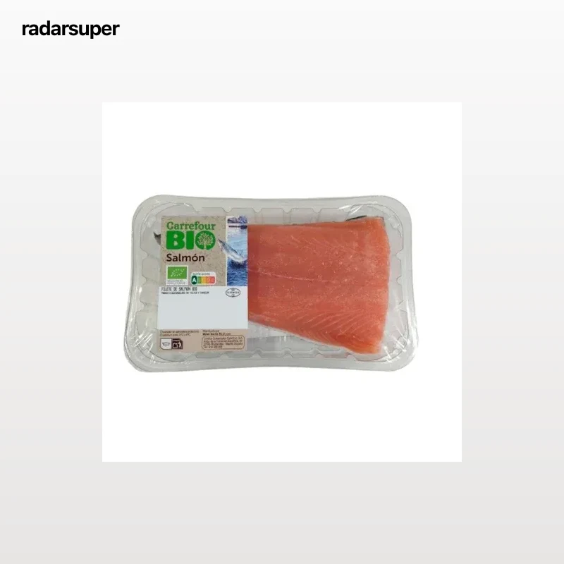 Filete de salmón Carrefour Bio 300 g aprox