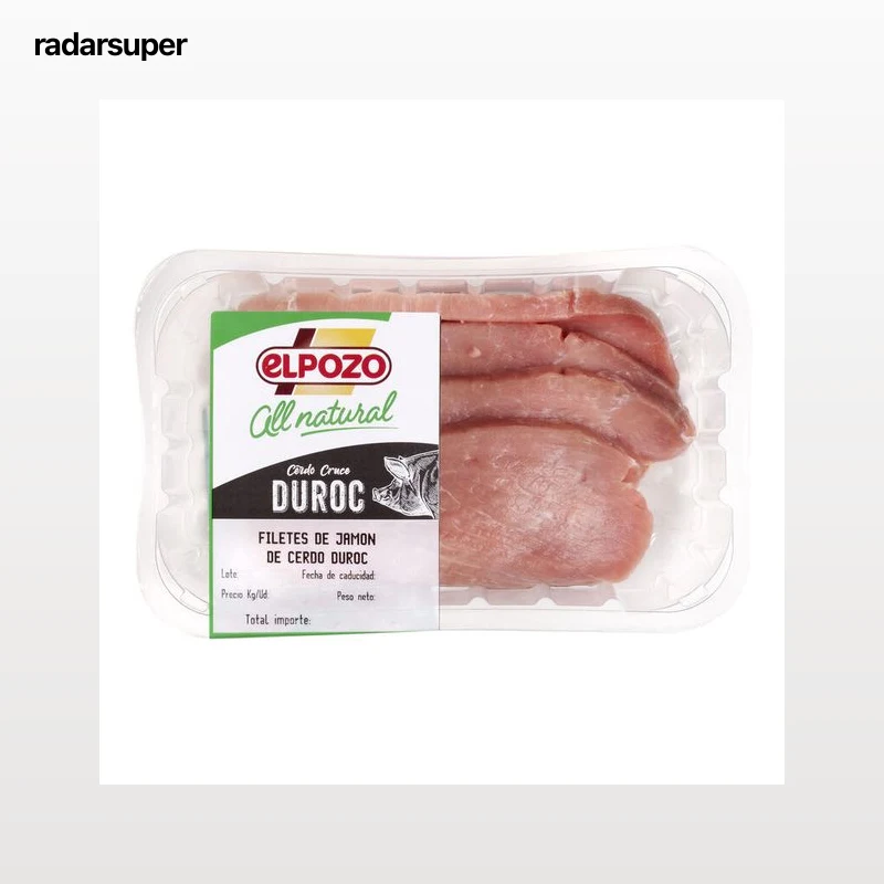 Filete de jamón de cerdo duroc ElPozo 500g aproximadamente