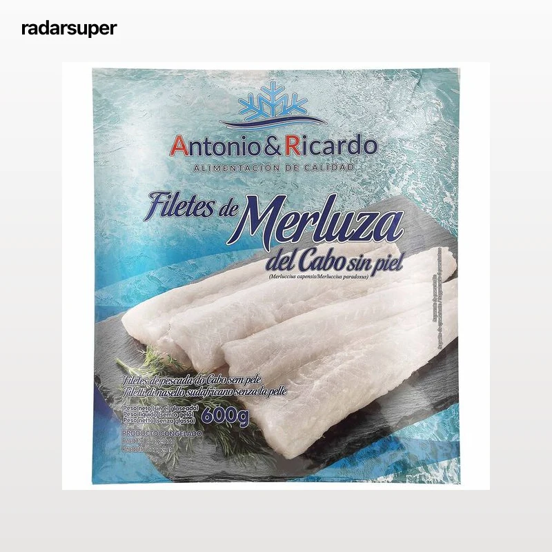 Filete de merluza Antonio&Ricardo sin piel Marca 600g