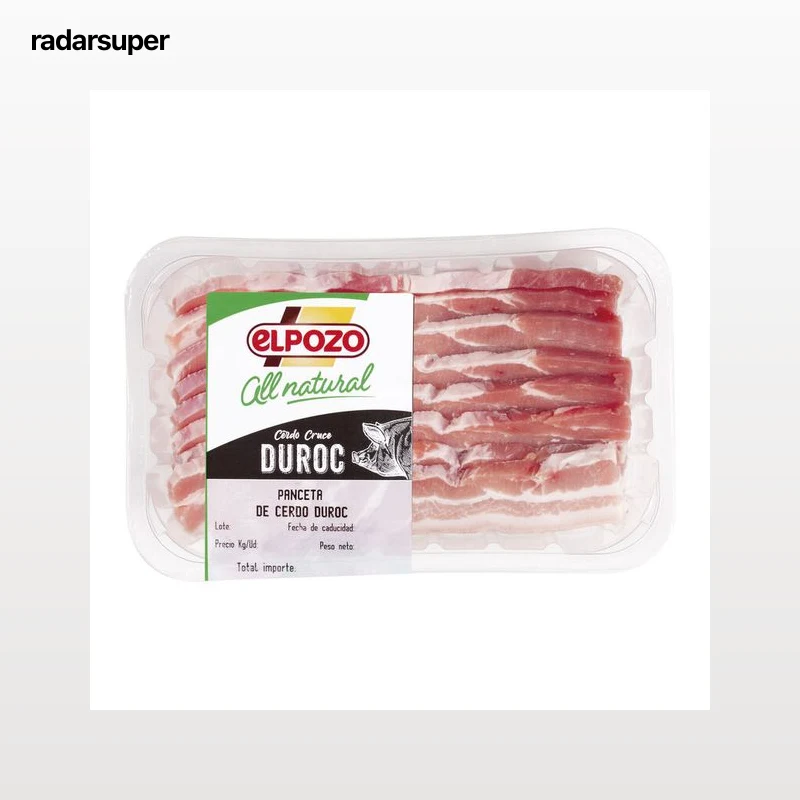 Filete de panceta de cerdo duroc ElPozo 500g aproximadamente