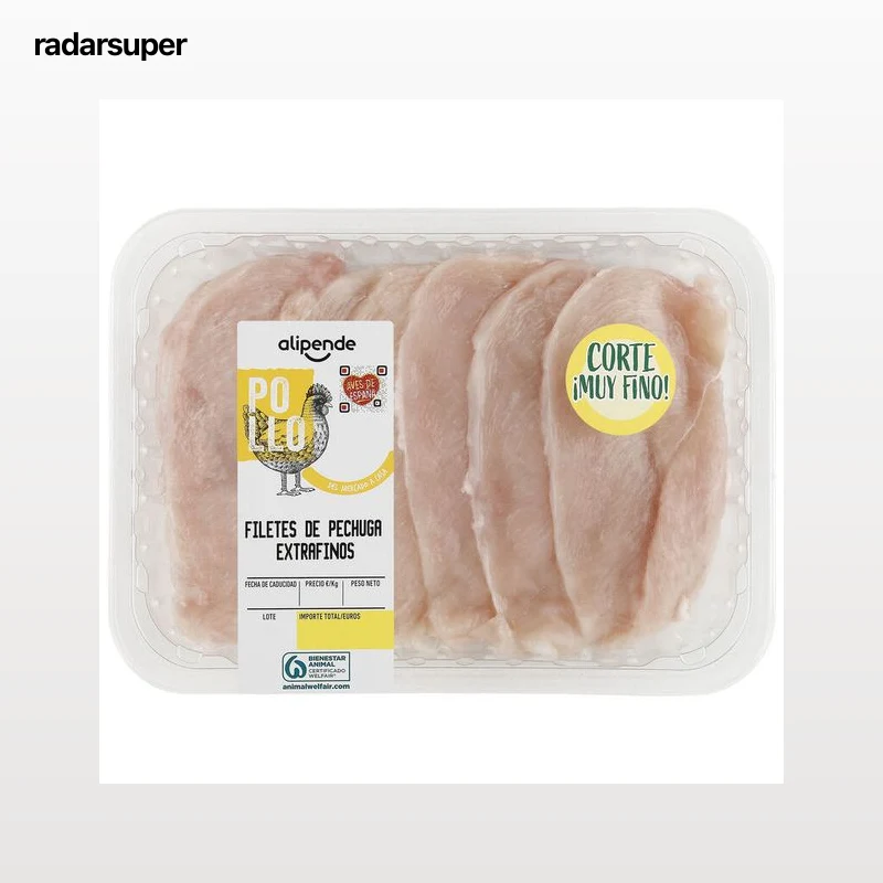Filete de pollo extrafino Alipende 500g aproximadamente