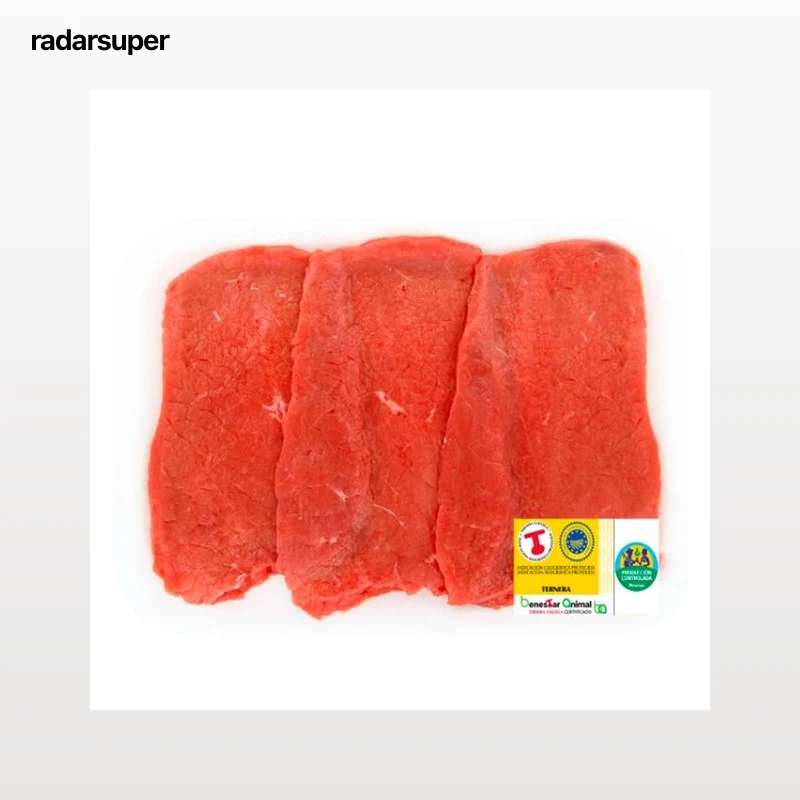 Filetes 1ª Añojo Tapa/contra para empanar V.DEL MONTE CLB AUCHAN