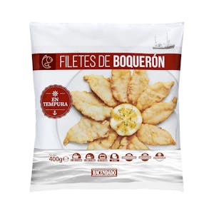 Filetes de boquerón en tempura Hacendado ultracongelado