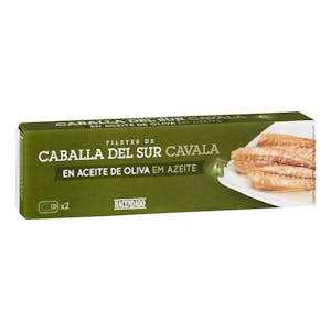 Filetes de caballa del sur en aceite de oliva