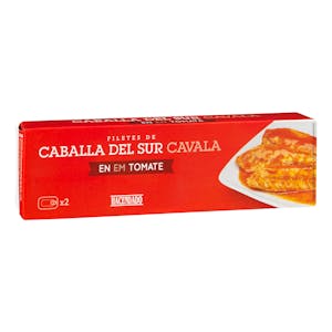 Filetes de caballa del sur en tomate