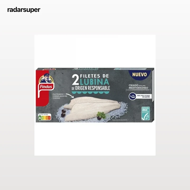 Filetes de lubina Findus 200 g.