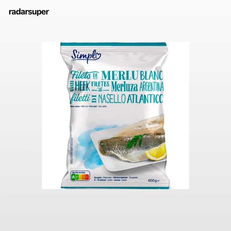 Filetes de merluza Argentina Simpl 600 g