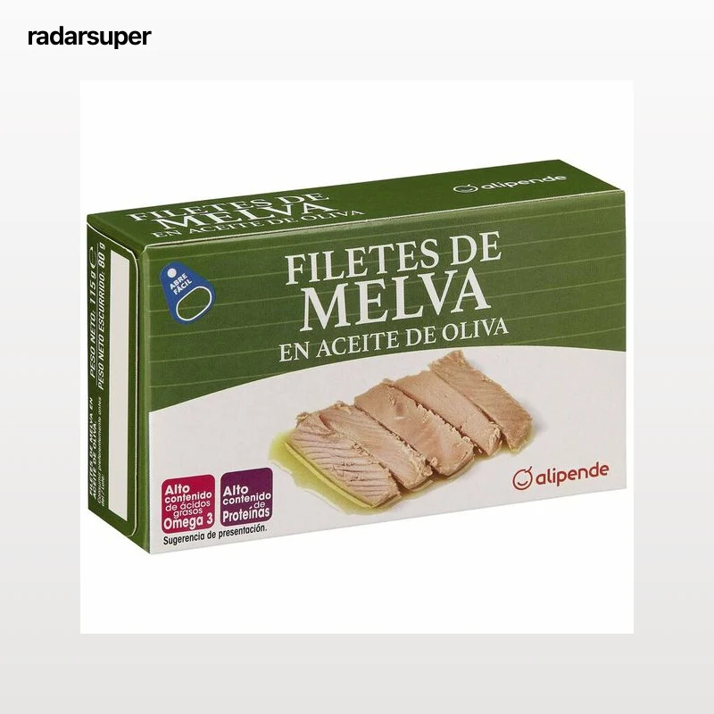 Filetes de melva en aceite de oliva Alipende 80g