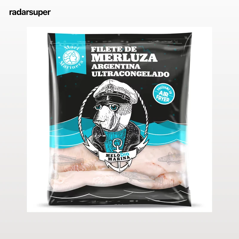 Filetes de merluza Argentina sin piel Dia Mari Marinera 400 g