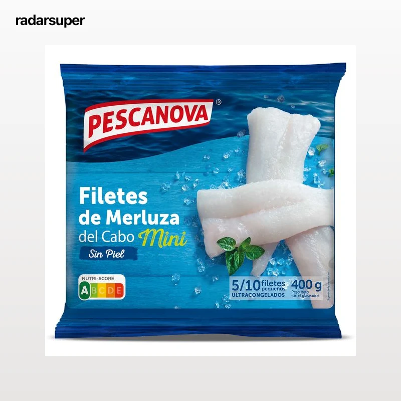 Filetes de merluza sin piel mini Pescanova 400 g