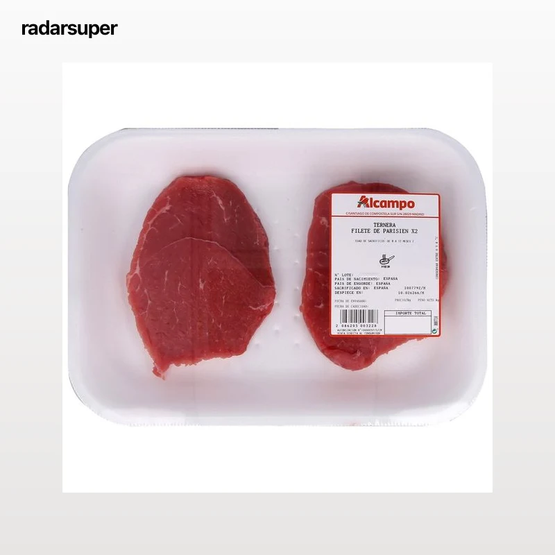 Filetes Parisien de ternera 1ª A, especiales para freir