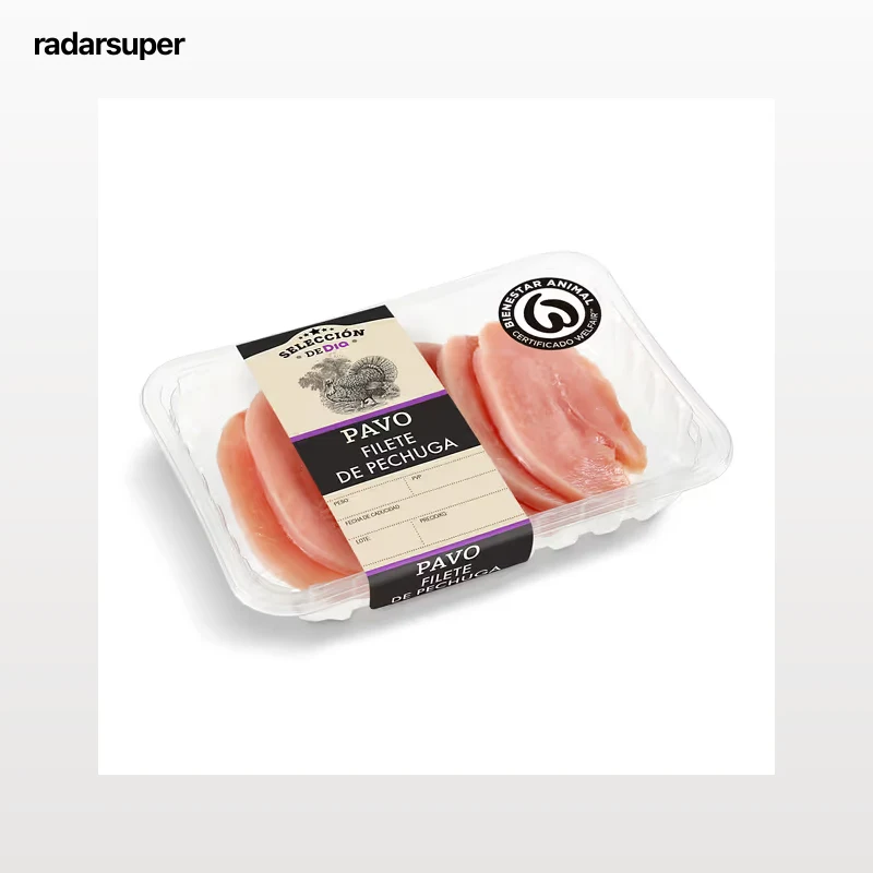 Filetes de pechuga de pavo Selección de Dia 700 g aprox.