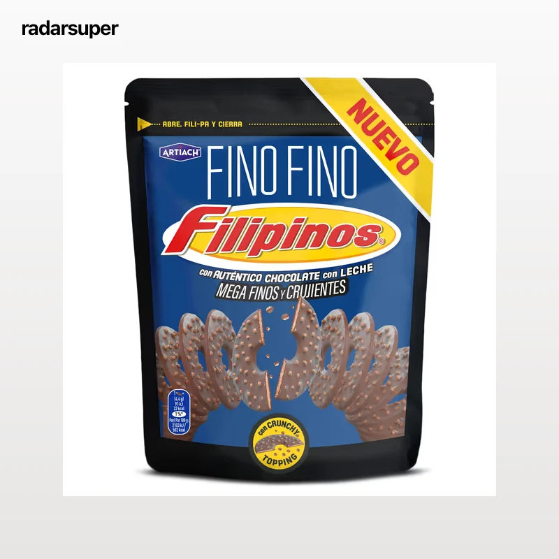 Filipinos chocolate con leche finos 87 g