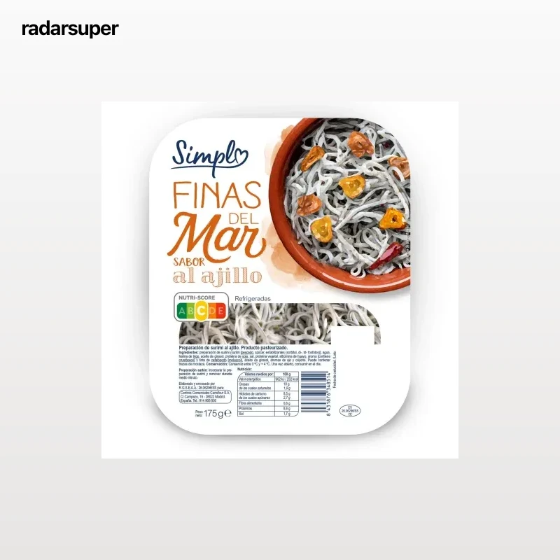 Finas de mar sabor al ajillo Simpl 175 g