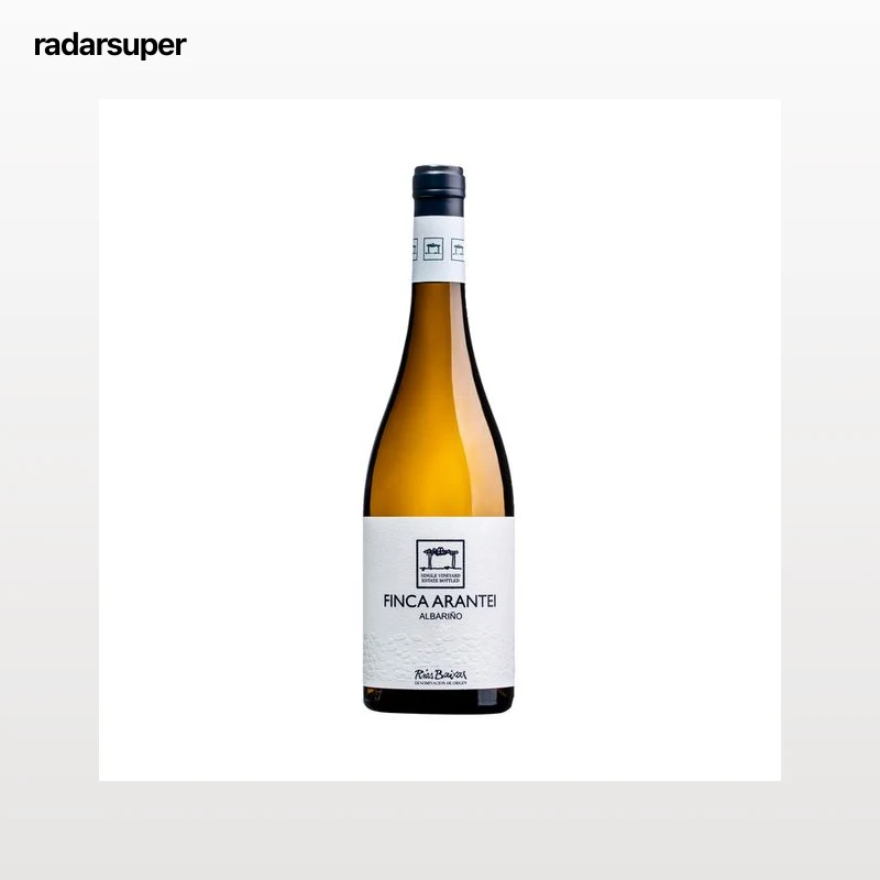 FINCA ARANTEI Vino blanco albariño con D. O. Rías Baixas botella de 75 cl.