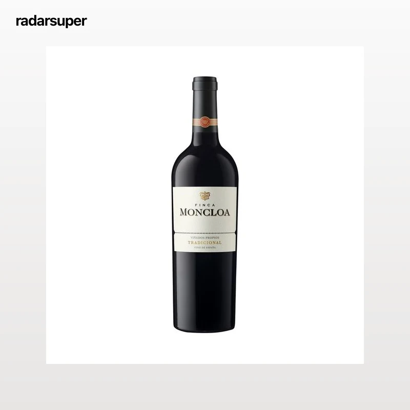 FINCA MONCLOA Vino tinto crianza con IGP Vinos de la Tierra de Cadiz botella de 75 cl.