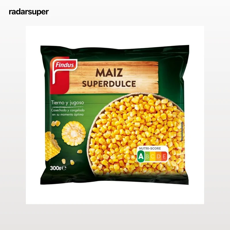 FINDUS Maiz superdulce ultracongelado FINDUS 300 g.
