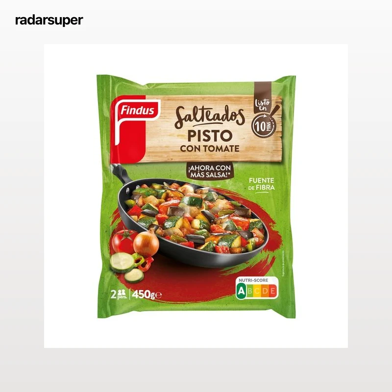 FINDUS Salto Pisto con tomate, ahora con más salsa 450 g.
