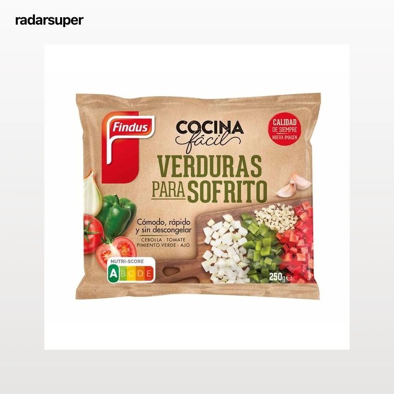 FINDUS Verduras para hacer sofrito FINDUS 250 g.
