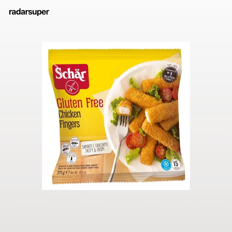 Fingers de pollo Schär sin gluten y sin lactosa 375 g.