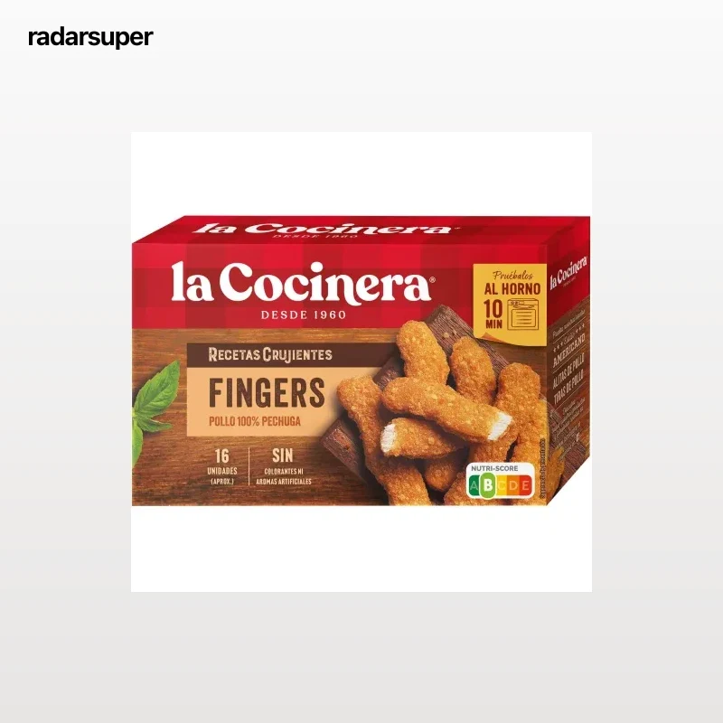 Fingers Recetas Crujientes La Cocinera 320 g.