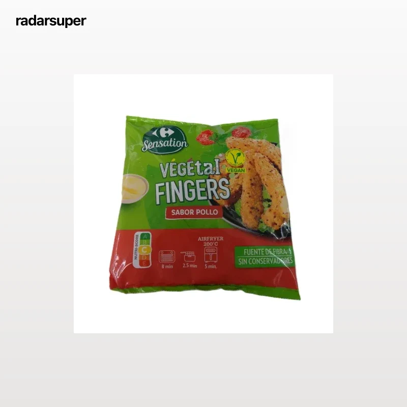 Fingers vegetal sabor pollo Carrefour Sensation 275 g.