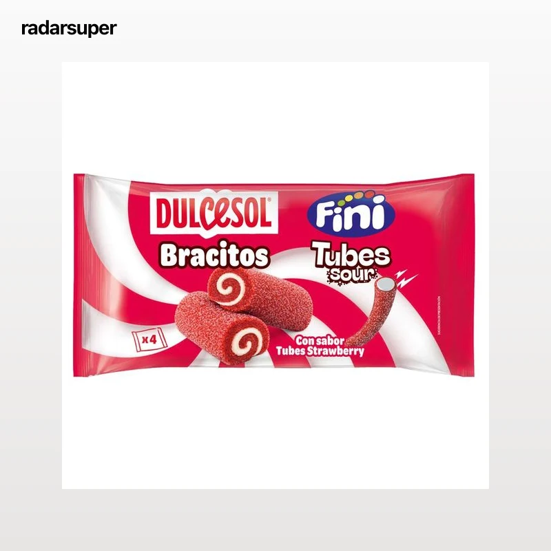 FINI Bracitos tubes sour 4 uds. 120 g.