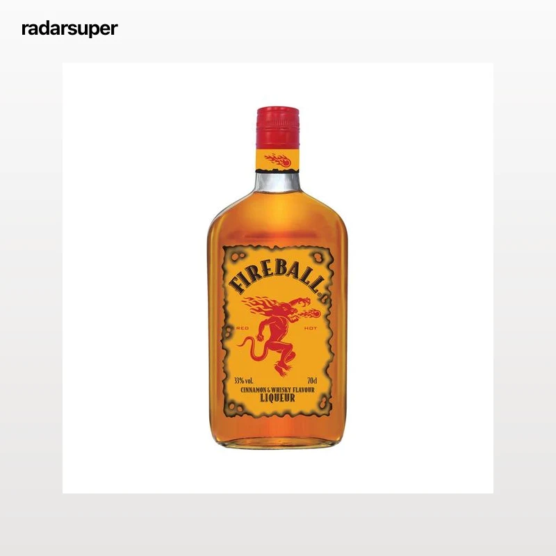FIREBALL Licor de mezcla de whiskies con un toque de canela botella de 70 cl.