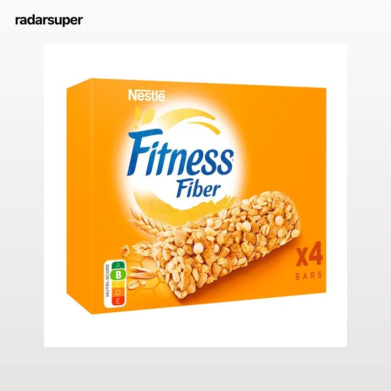 FITNESS de Nestlé Barritas de cereales sin azúcares añadidos y con sabor a miel 4 uds.