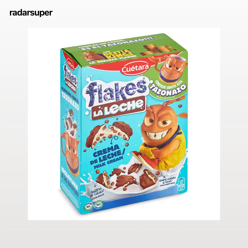 Flakes crema de leche Cuétara 480 g